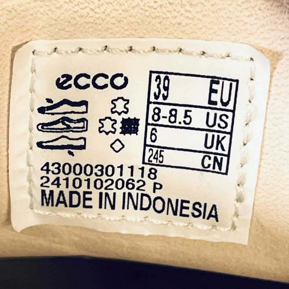 Ecco Soft 7 Shoes Womens EU 39/8-8.5 US Pink‎ Leather Casual Comfort Sneakers